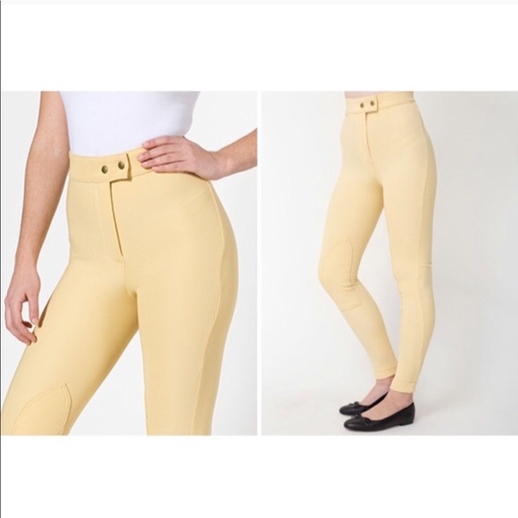 American Apparel Rare Yellow / Corn Riding Pant XS - Picture 3 of 9